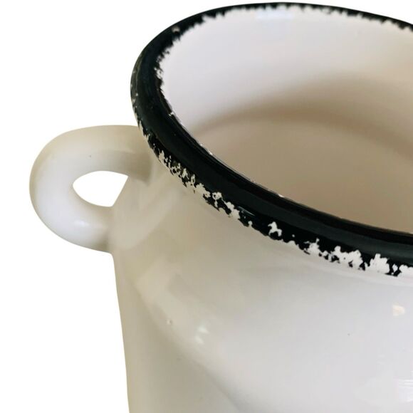 Organizing Crock with Chalkboard Front Holds Kitchen Tools & Utensils New Boxed - Picture 7 of 12